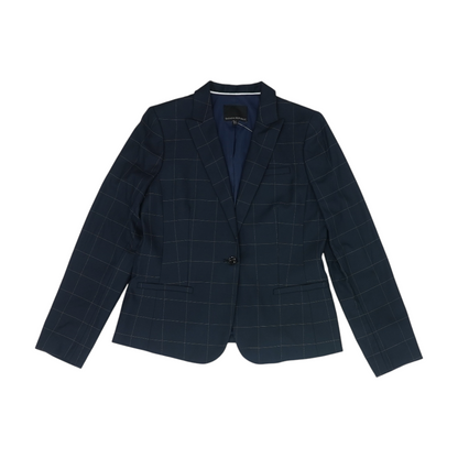 Navy Check Blazer
