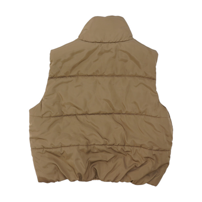 Brown Solid Vest