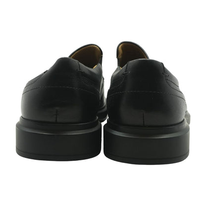 Black Leather Loafer Dress Shoes
