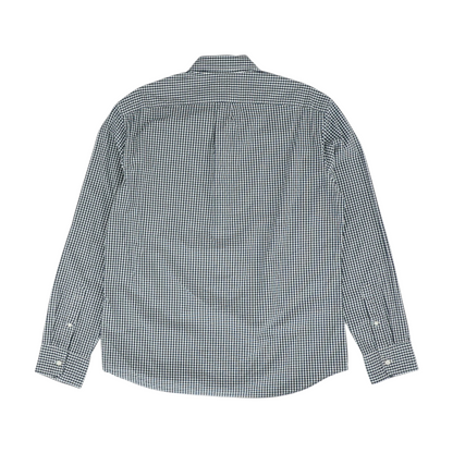Black Check Long Sleeve Button Down