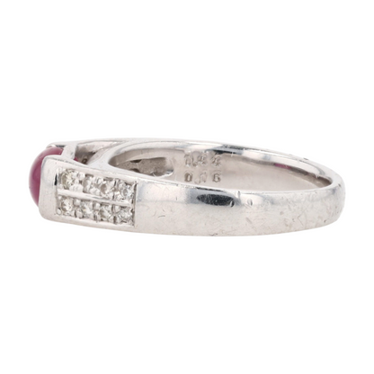 1 5/8 ctw Platinum Ruby Band