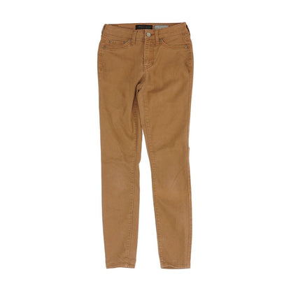 Tan Solid Chino Pants