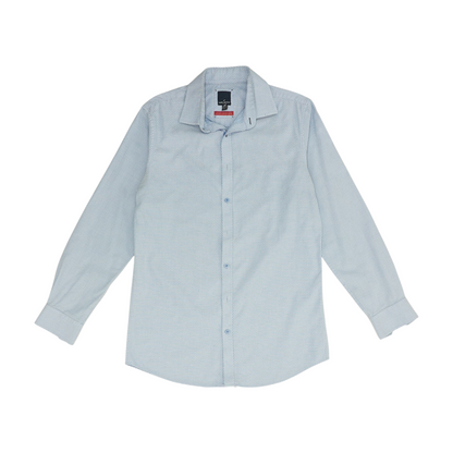 Blue Check Long Sleeve Button Down