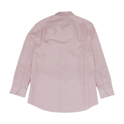 Pink Check Long Sleeve Button Down