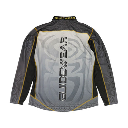Gray Graphic 1/4 Zip Pullover