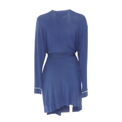 Navy Solid Robe