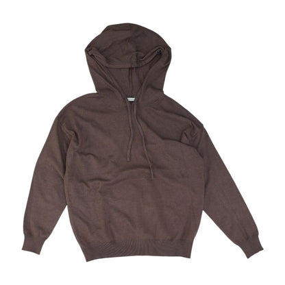 Brown Solid Hoodie