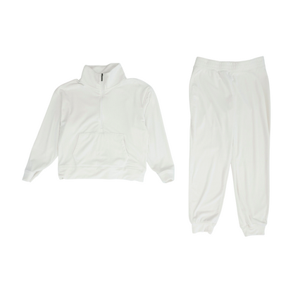 Ivory Solid Pant Set