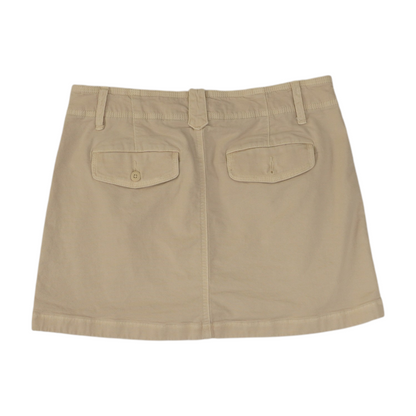 Beige Mini Skirt