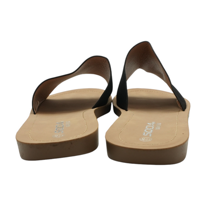 Black Flat Sandals