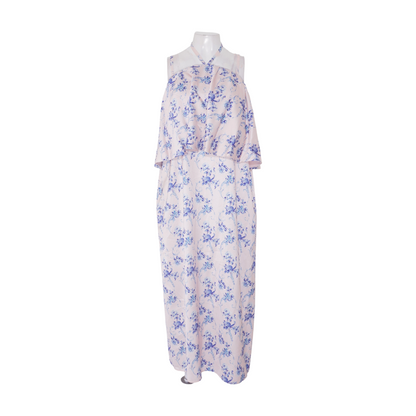 Pink Floral Midi Dress