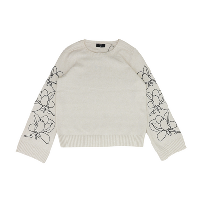 White Pullover Sweater