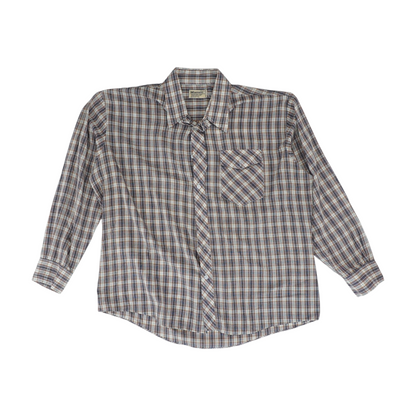 Multi Check Long Sleeve Button Down