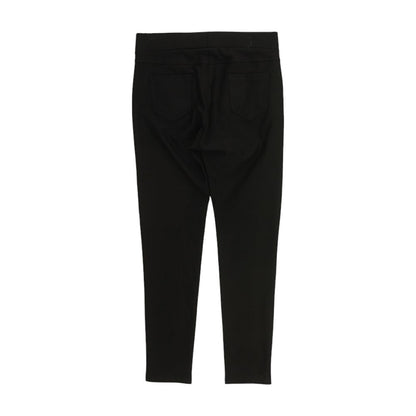 Black Solid Pants