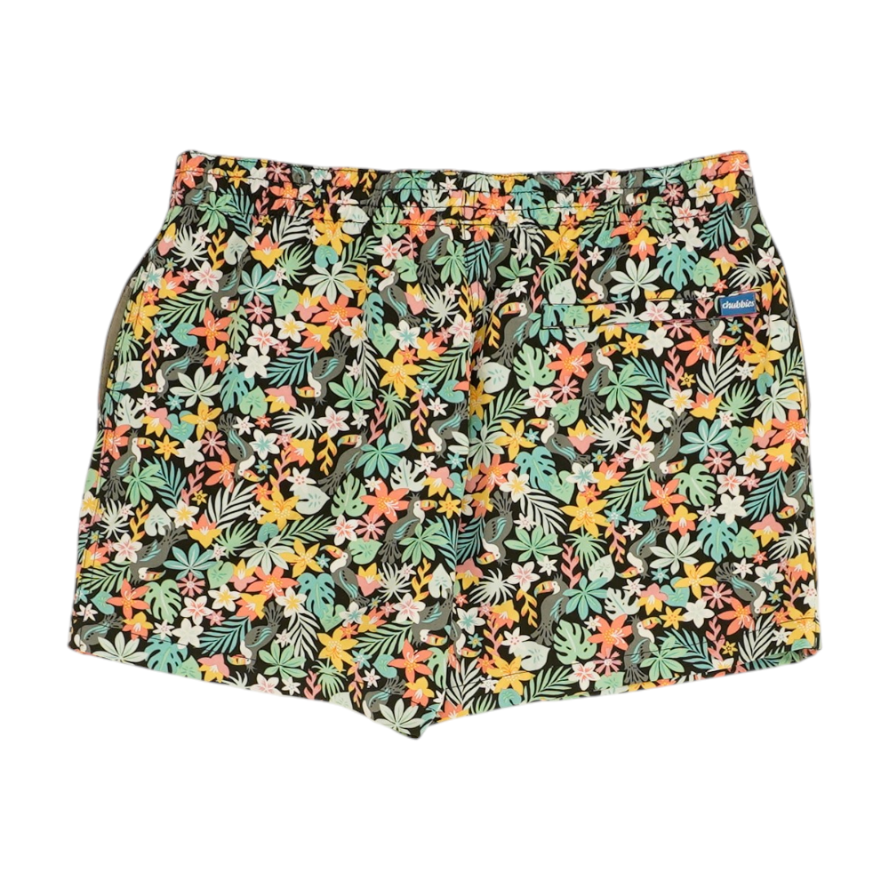 Chubbies Black Tropical Swim Bottom – Image 2