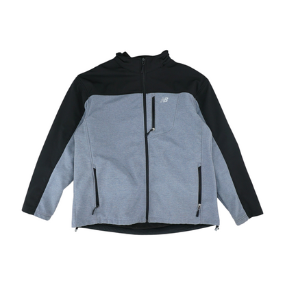 Black Color Block Active Jacket