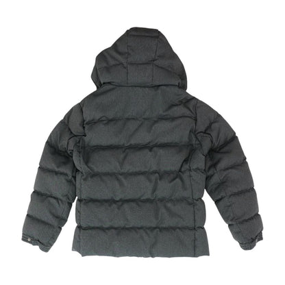 Charcoal Solid Puffer Jacket
