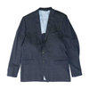 Blue Long Solid Sport Coat