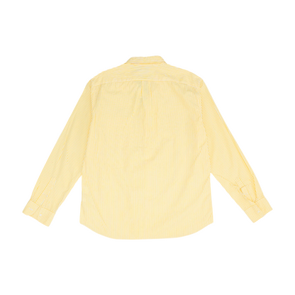 Yellow Striped Long Sleeve Button Down