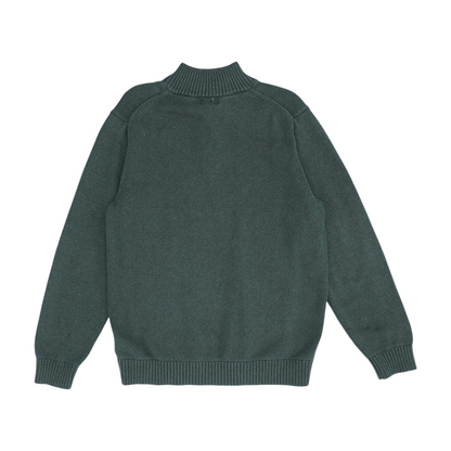 Olive Tall Solid 1/4 Zip Sweater