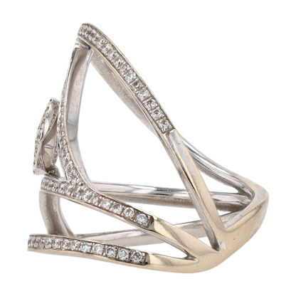 5/8 ctw 14K White Gold Diamond Fashion Ring