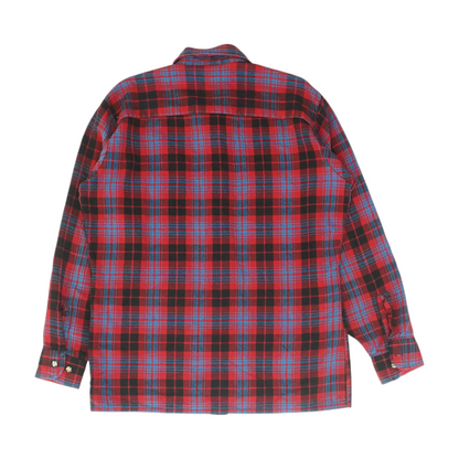 Red Plaid Flannel Button Down