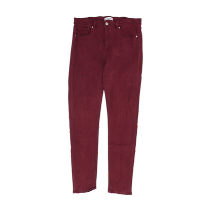 Maroon Slim Pants