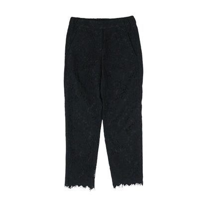 Black Floral Pants