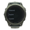 48mm Fenix 7 Black Smartwatch Black Band M/L