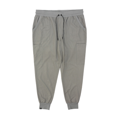 Gray Tapered Pants