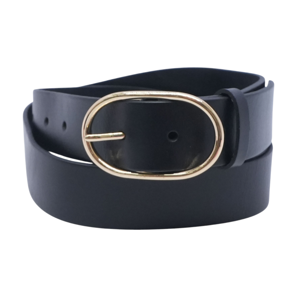 Black Leather Belt