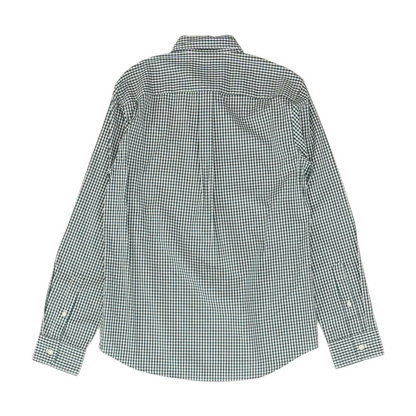 Green Check Long Sleeve Button Down