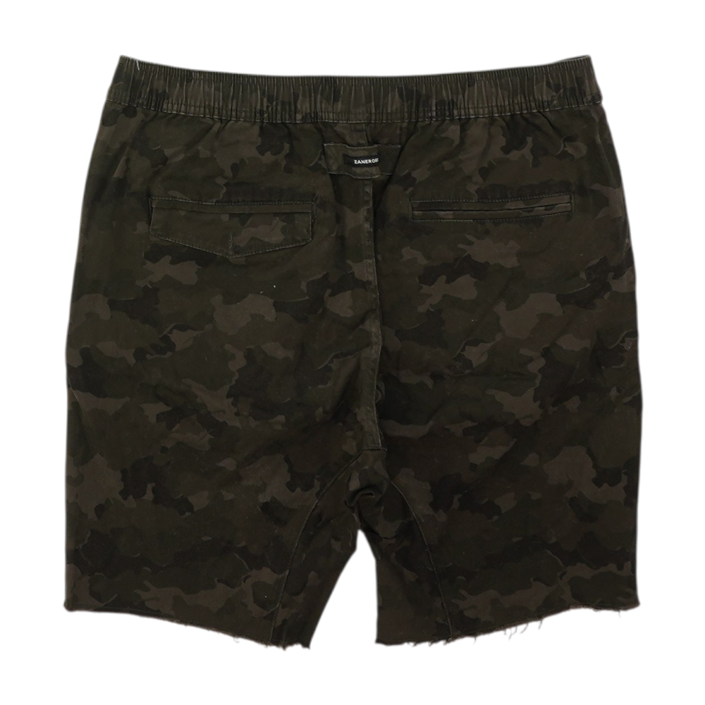 Brown Camo Casual Shorts