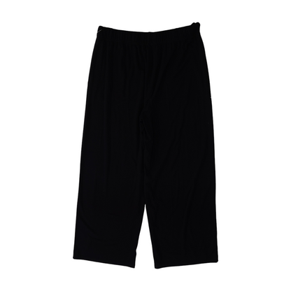 Black Solid Pajama Bottom