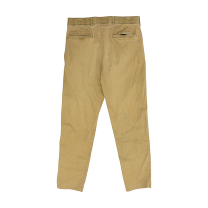 Khaki Straight Pants