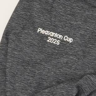 Blue Solid 1/4 Zip Pullover
