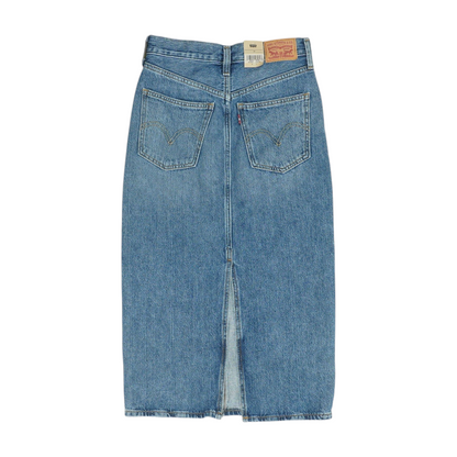 Blue Midi Skirt