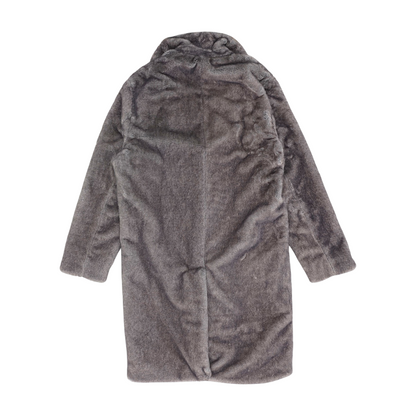 Gray Animal Print Coat