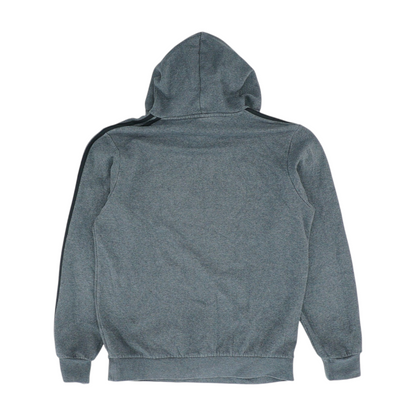 Gray Solid Hoodie Pullover