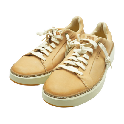 Tan Lace-Up Casual Shoes
