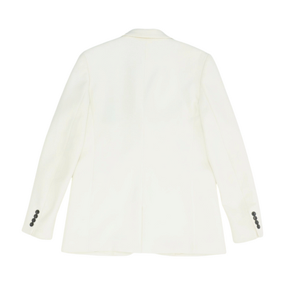 Ivory Solid Blazer