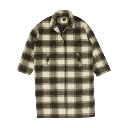 Brown Plaid Coat