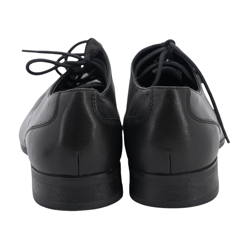 Black Lace-Up Dress Shoes