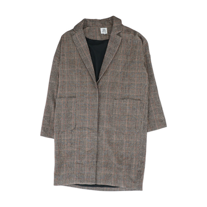 Brown Check Coat