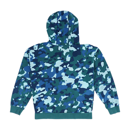 Green Camo Hoodie Pullover