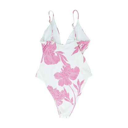 Pink Floral One-Piece