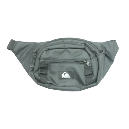 Black Solid Belt Bag