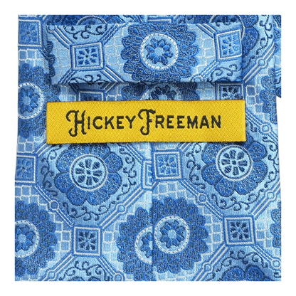 Blue Floral Neck Tie