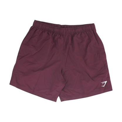 Burgundy Active Shorts