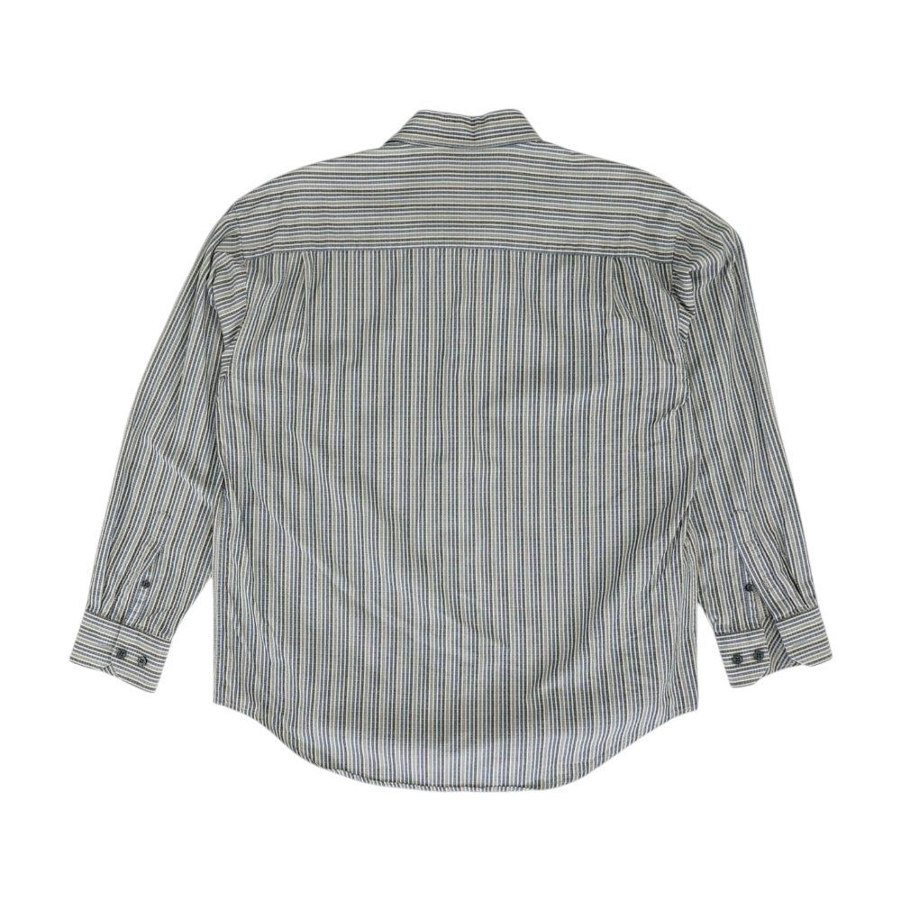 Multi Striped Long Sleeve Button Down